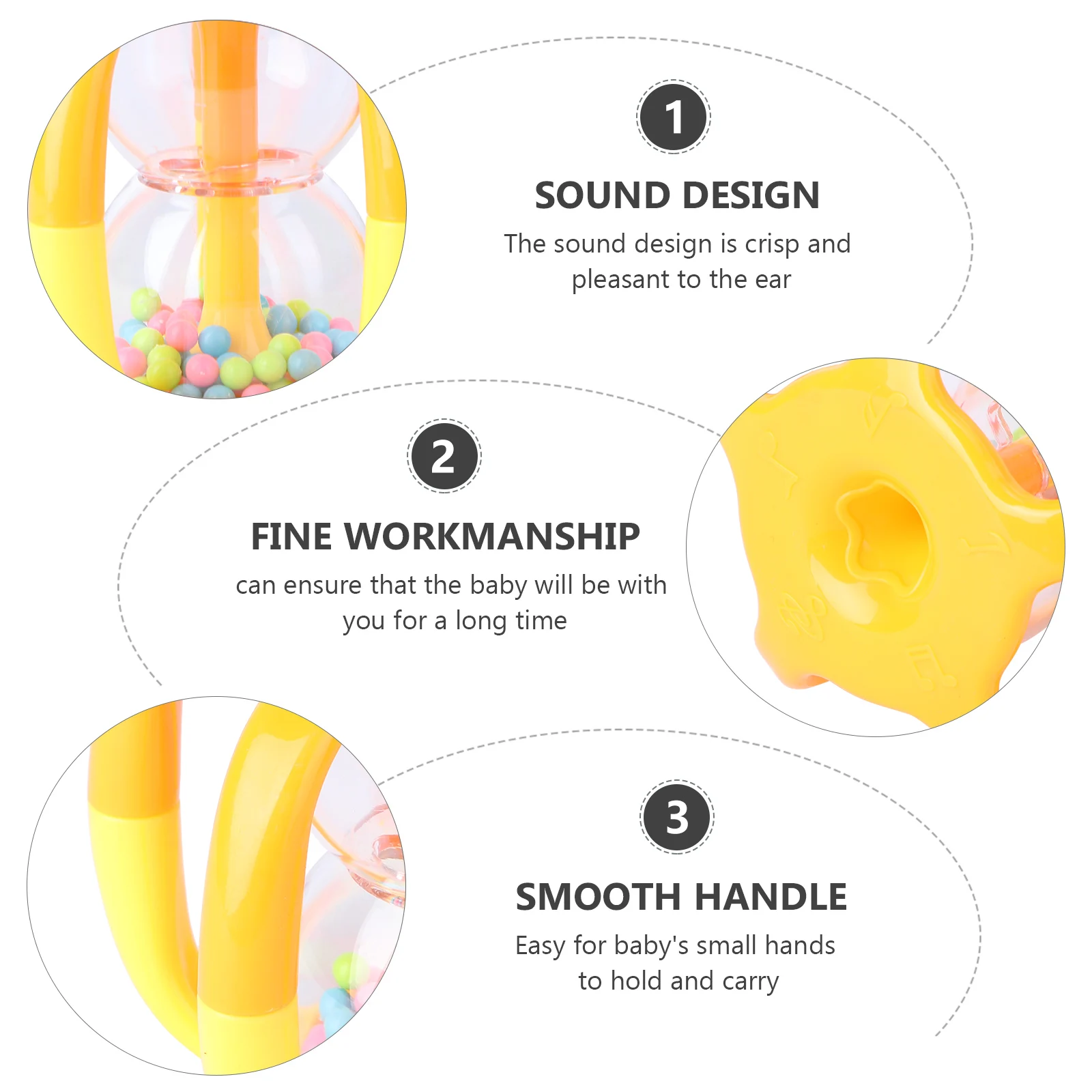 

Hand-grabbing Fitness Ringtone Unique Bell Baby's Toys Plastic Creative The Infant Plaything Kid