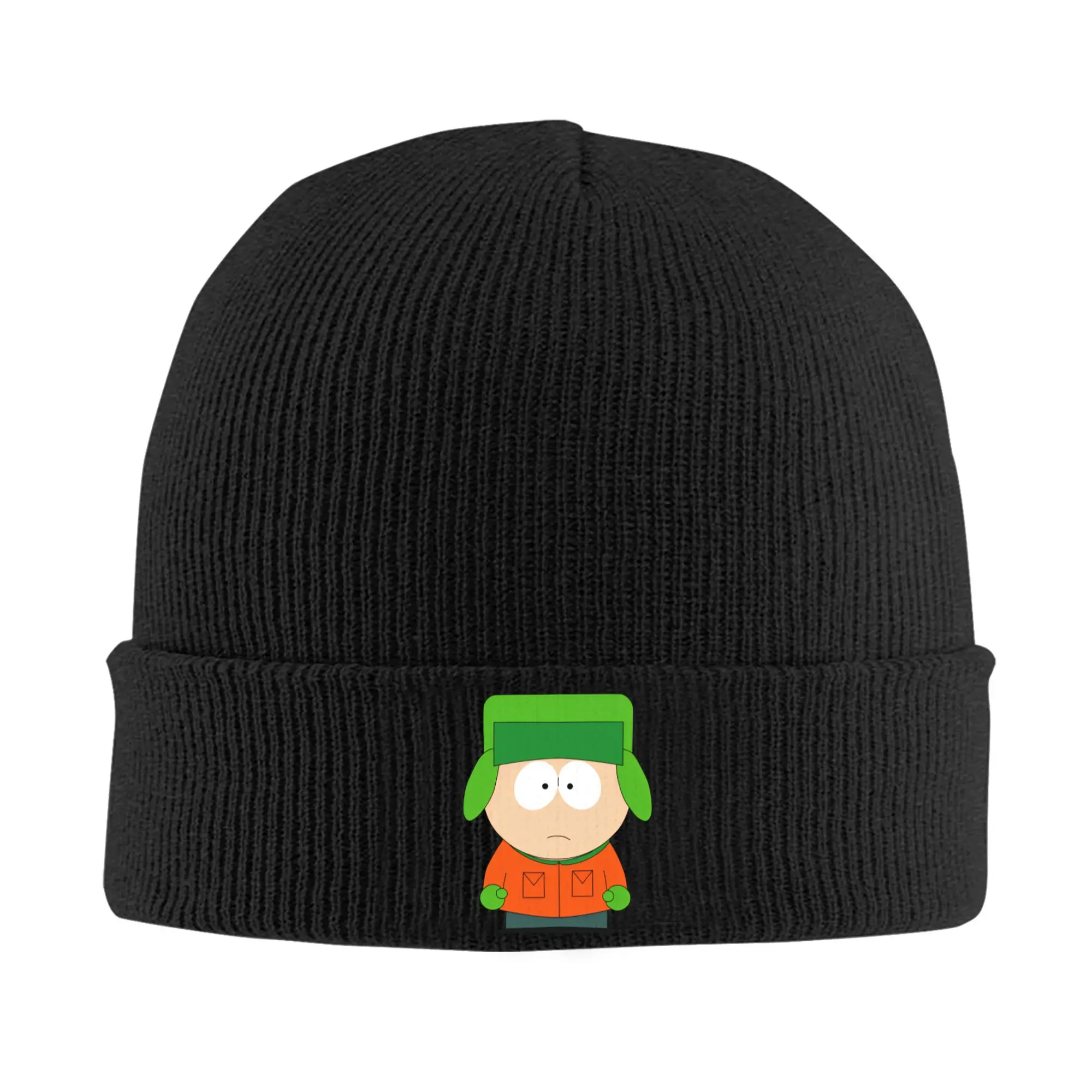 Cartoon South-Parks Knitted Hat Beanies Winter Hat Warm Acrylic  Color Kyle Cap for Men Women Gift