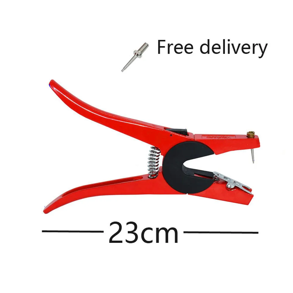 1 Pcs Ear Tag Clamp & Cutter Pliers Tag Applicators Farm Animal Metal Ear Thorn Tongs Swine Cow Sheep Rabbit Identification Tool