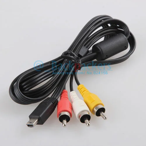

10 шт. мини-USB 5-контактный на 3 RCA AV (аудио-видео) кабель-адаптер 550D 600D 1000D 1100D 1200D 100D A420 A430 A1000IS A1100 A1200 A2000