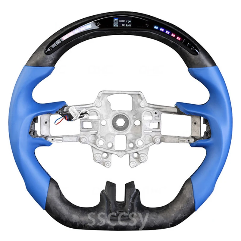 

LED Dry Carbon Fiber For BY04021-18 Mustang Car Accessories Steering Wheel Modification