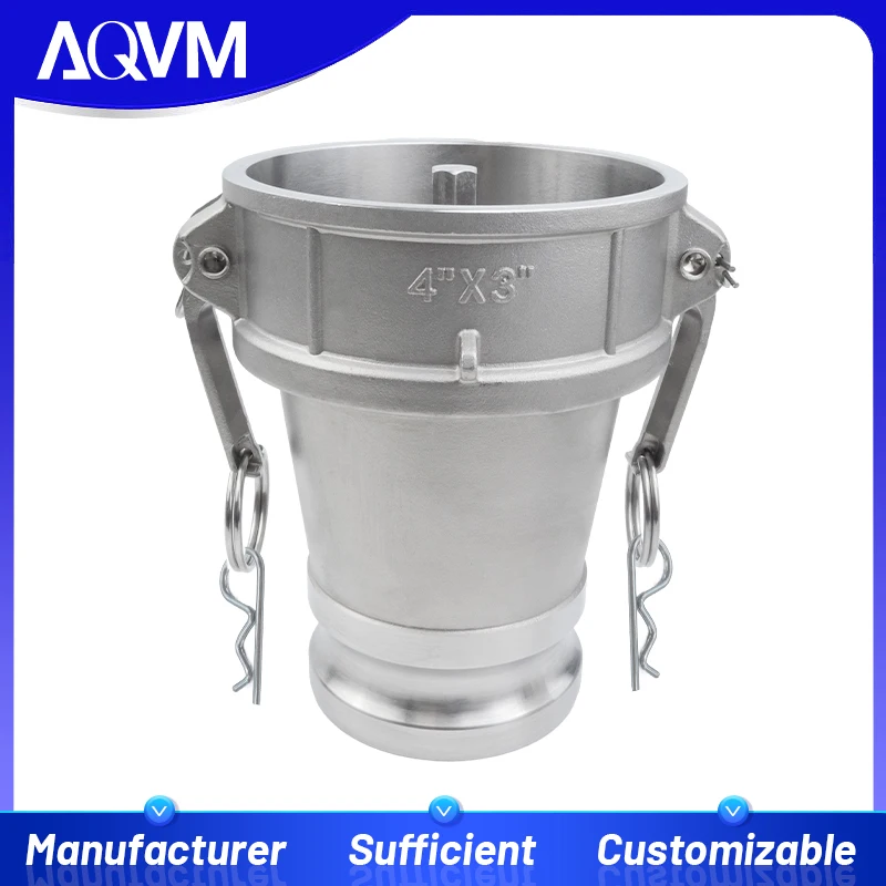 

Stainless Quick Connector Poppet F/M Reducer Adapter Oil Vapor Recovery Fuel Tank Truck Refueling Durable Coupling Accessories