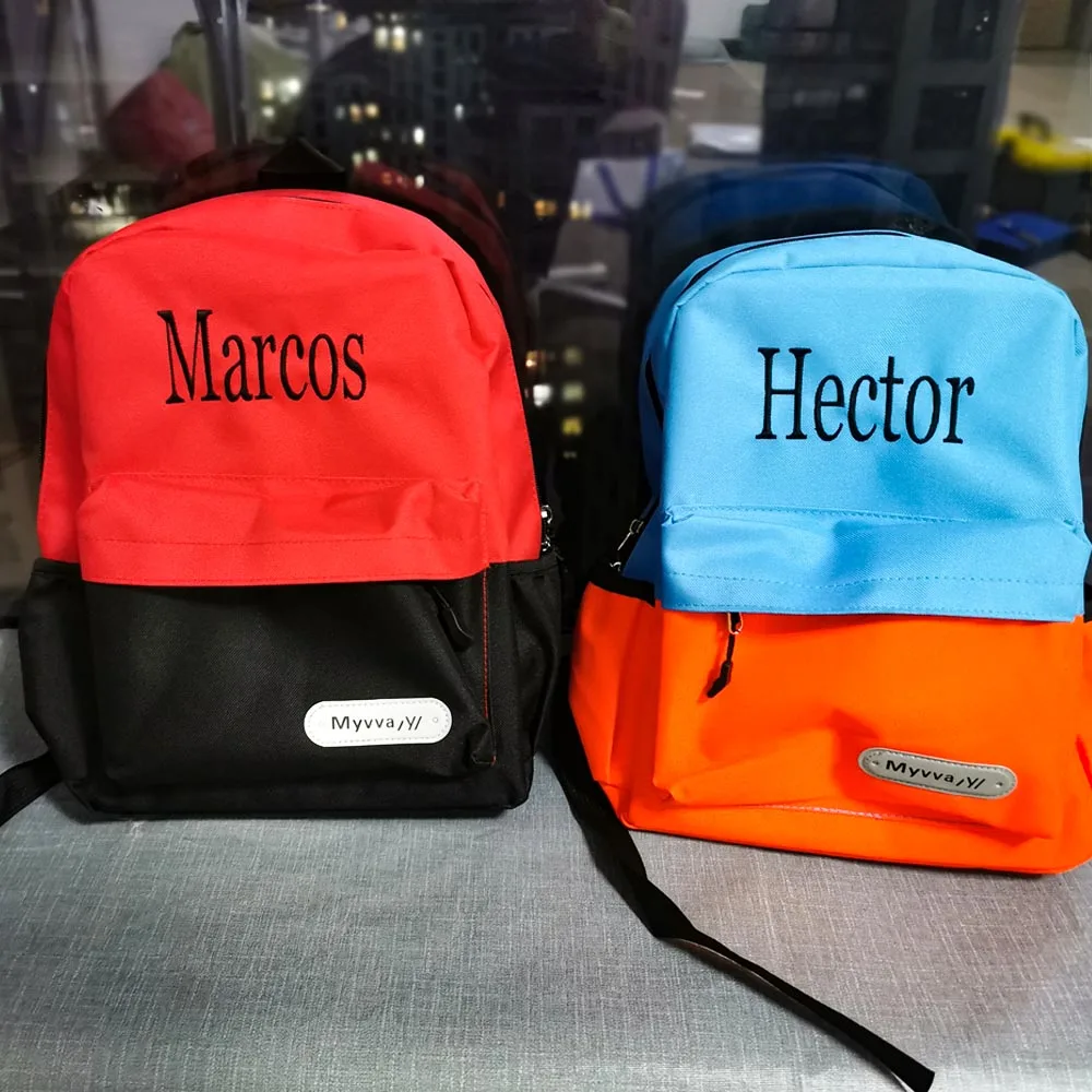 

Personalized Embroidery Name Children's Schoolbag Kindergarten Elementary School Opening Gift Boys and Girls Backpack