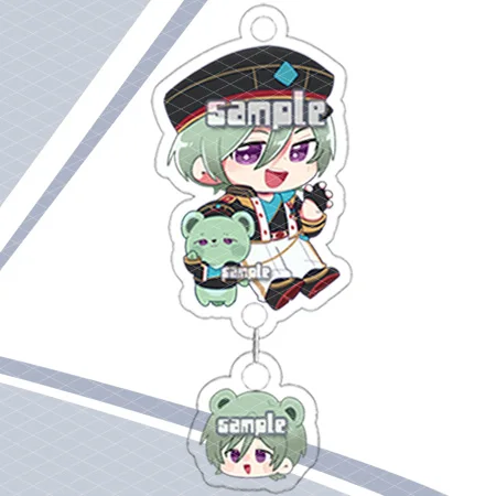 Anime Ayase Mayoi Oukawa Kohaku SHIRATORI AIRA Acrylic Keychain Bag Charm Pendant Keyring Toy Cartoon Cute Gift