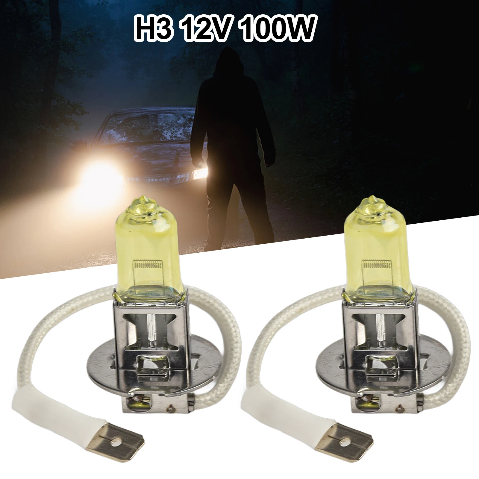 A perfect solution to upgrade your vehicle lighting system with these two amber colored halogen bulbs Totaling a powerful output