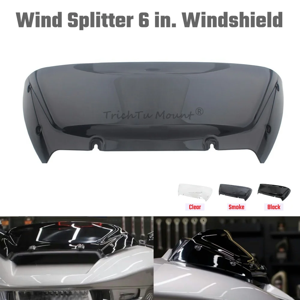 

Motorcycle Wind Splitter Windshield Deflector Windscreen For Harley 2023-Up FLTRXSE 2024-Up FLTRX FLTRXSTSE Touring Road Glide