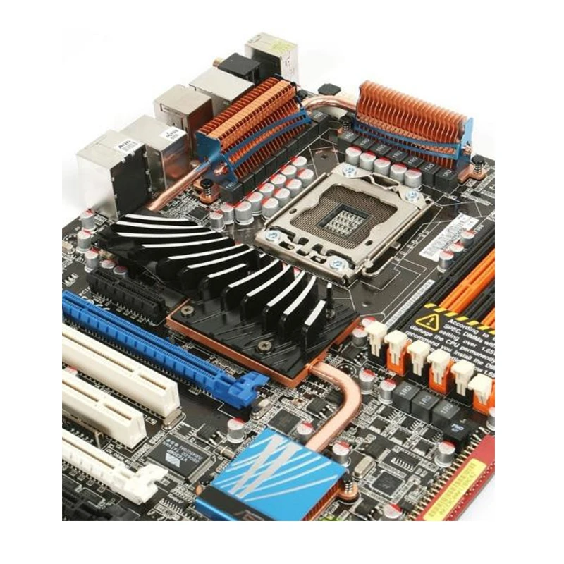 Placas-mãe Deluxe P6T, LGA 1366, DDR3, ATX para Intel X58, Overclocking Desktop Mainboard, SATA III, USB 3.0