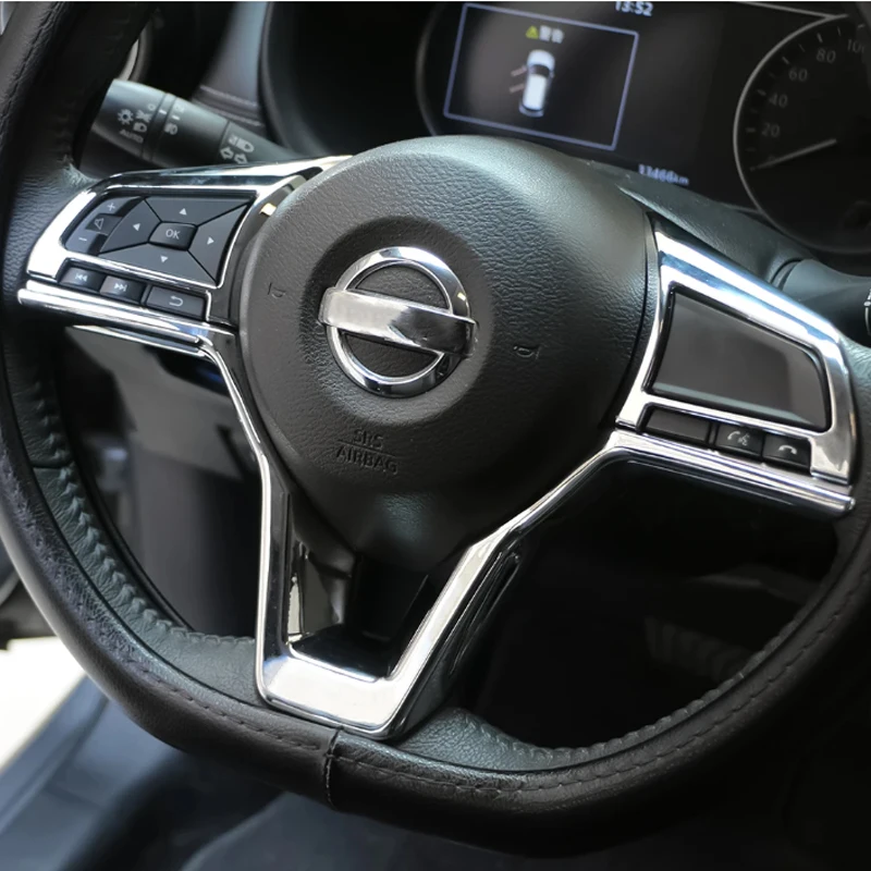 Lenkradabdeckung für Nissan Qashqai J11 Xtrail T32 Rogue Note Versa Kicks Juke Micra Leaf Sentra Zubehör – Detail 6
