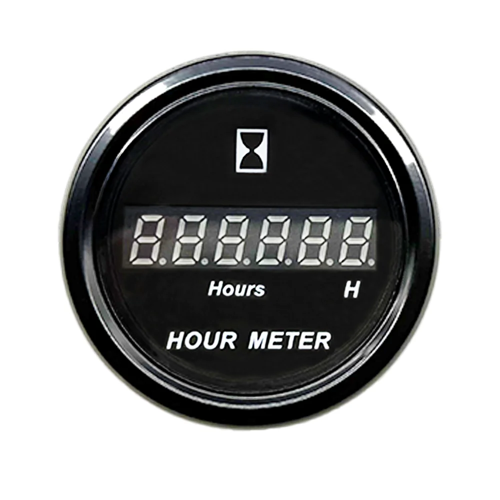 Car Mounted Timer Stopwatch - Excavator Hour Meter, Dustproof & Waterproof