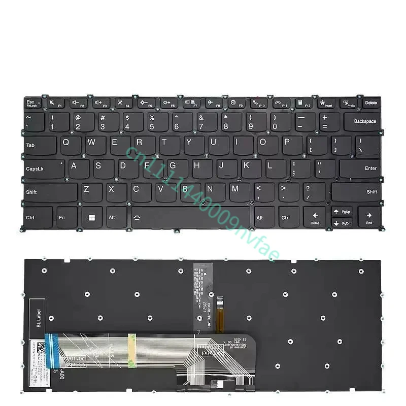 New US laptop keyboard forLenovo ideapad 5 Pro-14ACN6 Pro-14ITL6 5-14ALC05 Slim 7 14IIL05/14ARE05 7 Pro-14ARH5/14IHU5/14ITL5 0.3