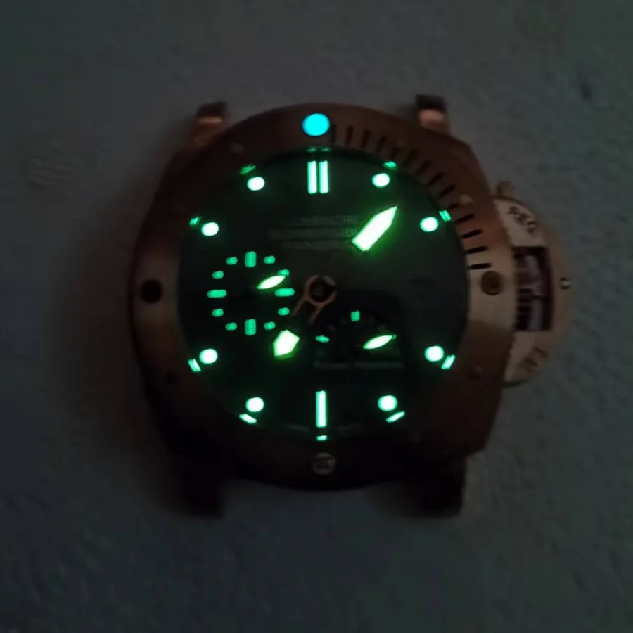 GULL TRON Men Automatic Watch 47mm Bronze Mechanical Wristwatch 10ATM Waterproof Luminous Sapphire With Crown Prortect Guard