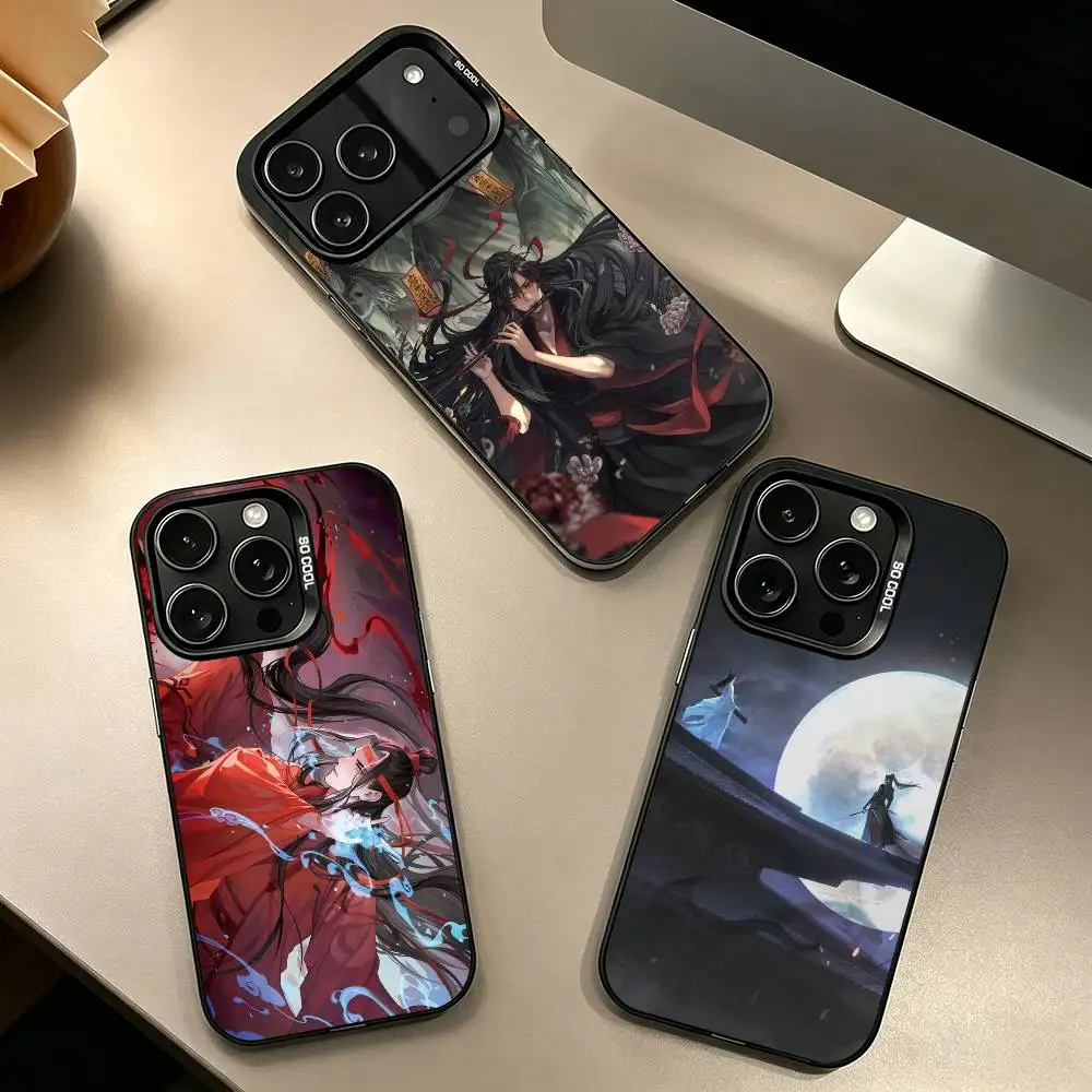 

The Founder of D-Diabolism Yiling Patriarch Phone Case For iPhone17,16,15,14,13,12,11Plus,Pro Max,XS,Colorful Silver Black Cover