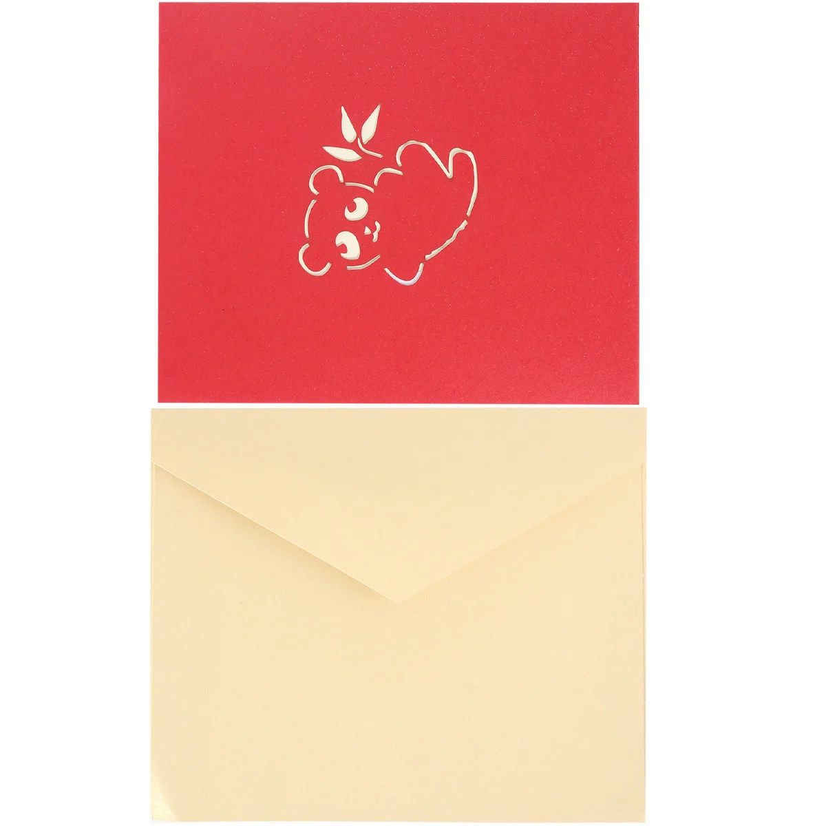 

1 шт. 3D поздравительная открытка, бумажная скульптура панды, поп-ручная работа, выпускной, день рождения, фестиваль, пожелания, украшение