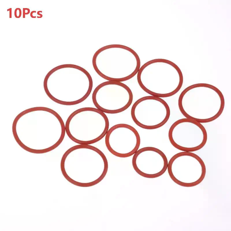 10-Pack Red Rubber … - image