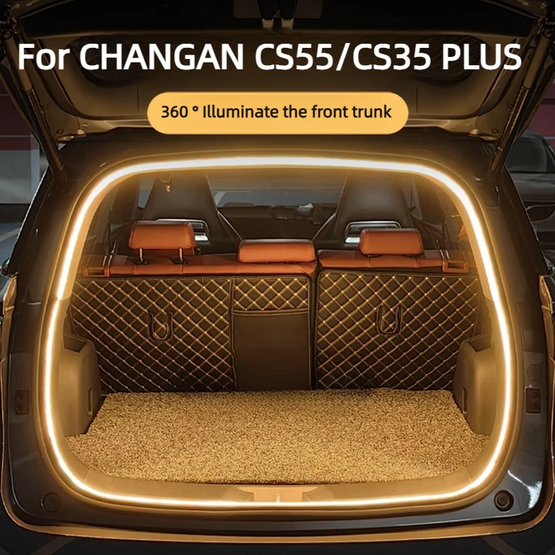 

For CHANGAN CS55/CS35 PLUS Accessories 2026/2025 Car Trunk LED Strip Lights,Flexible LED Strip Lightweight Flame Retardant 2024