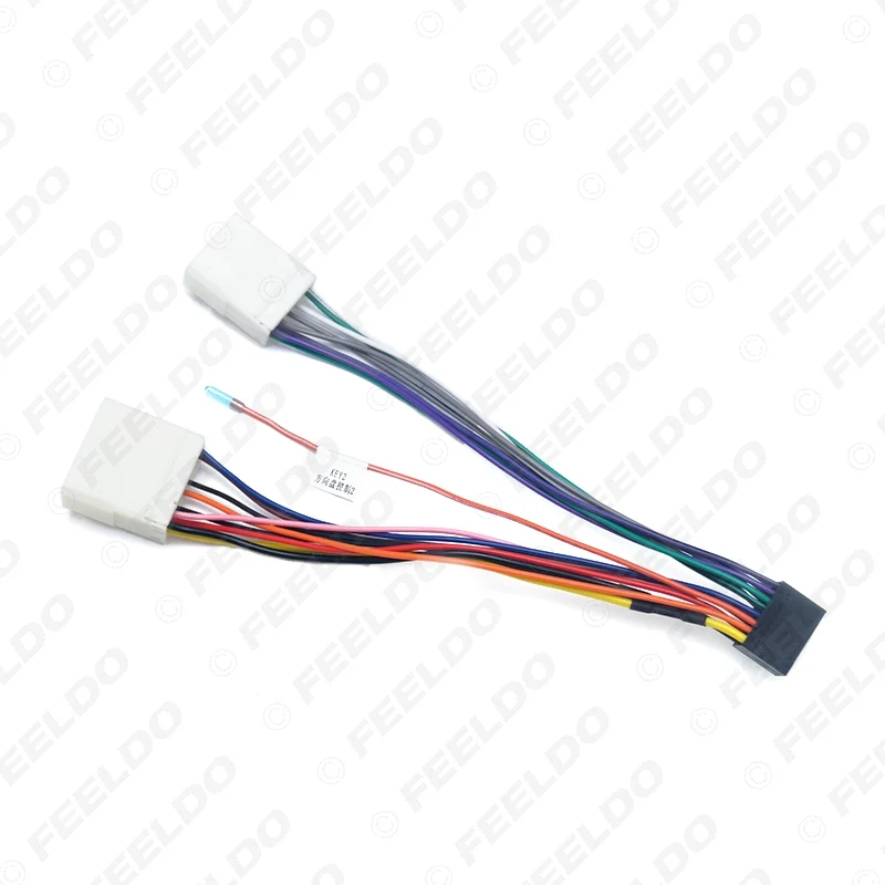 Car 16pin Audio Radio Wiring Harness For Geely Emgrand Aftermarket Stereo Installation Wire Adapter