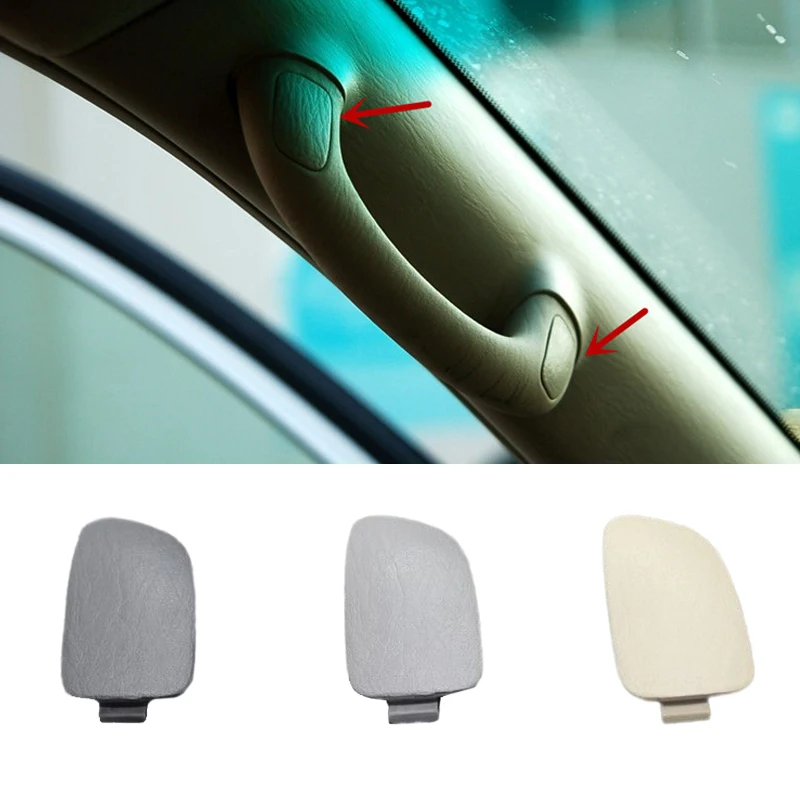 Car Interior A Pillar Front Roof Handle Armrest Screw Cover Cap Lid 2PCS For Toyota Land Cruiser Prado LC120 2003 - 2009