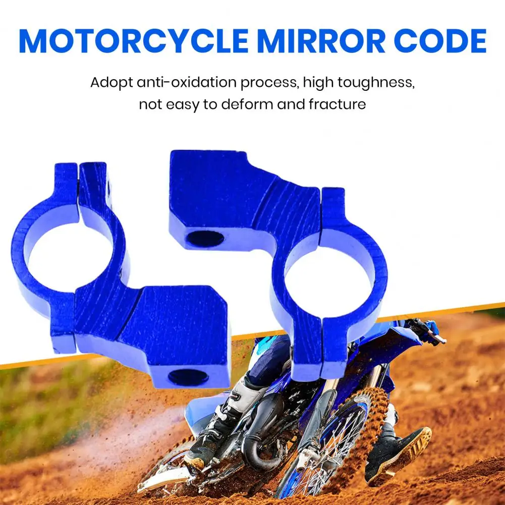 Strong Motorcycle Mirror Holder Motorcycle Rearview Mirror Mount Motorcycle Handlebar Mirror Mount M10 Thread for Motorbike