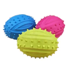 Dog Ball Pet Toy Rugby TPR Toy Pet Dog Toy Bite Resistant Dog Molar Toy  Dog Supplies  Dog Toys for Small Dogs Dog Supplies