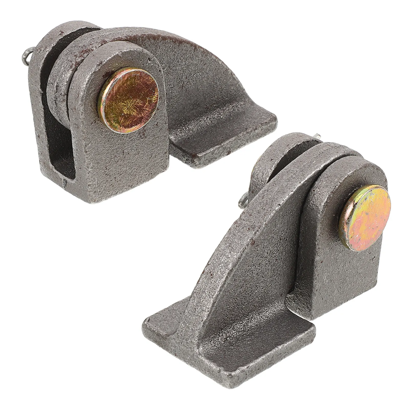 2Pcs Tailgate Hinge Weld on Heavy Duty Universal Dump Truck Trailer Steel Bracket Tailgate Upgrade Modification