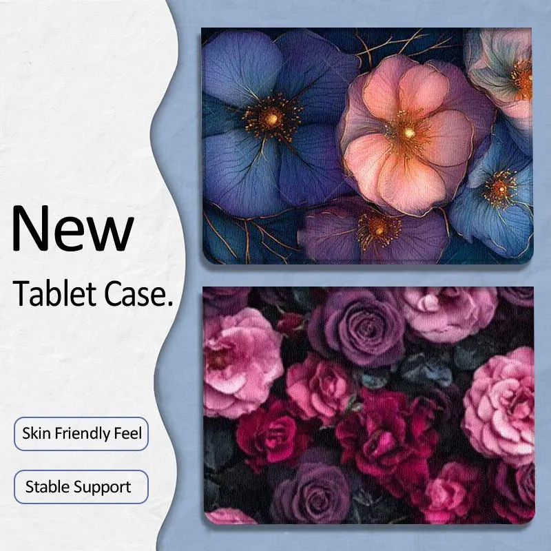 

Beautiful Flower Luxury For Xiaoxin Lenovo Tab P12 Extreme Legion Y900 Idea Pro GT 12.1 2025 Foldable Tablet Case Gift