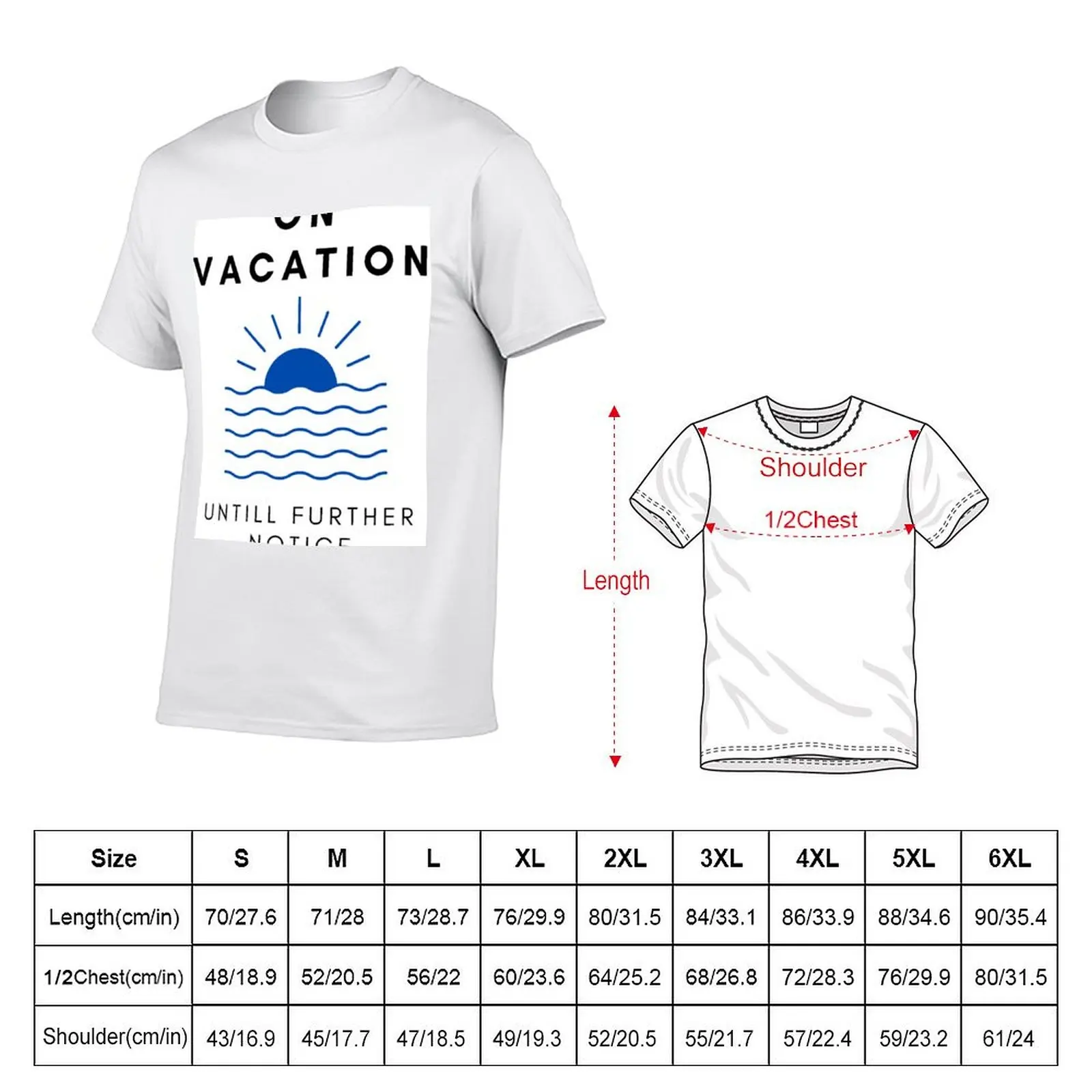 On Vacation Untill Further Notice T-Shirt Lightweight Running T-Shirt