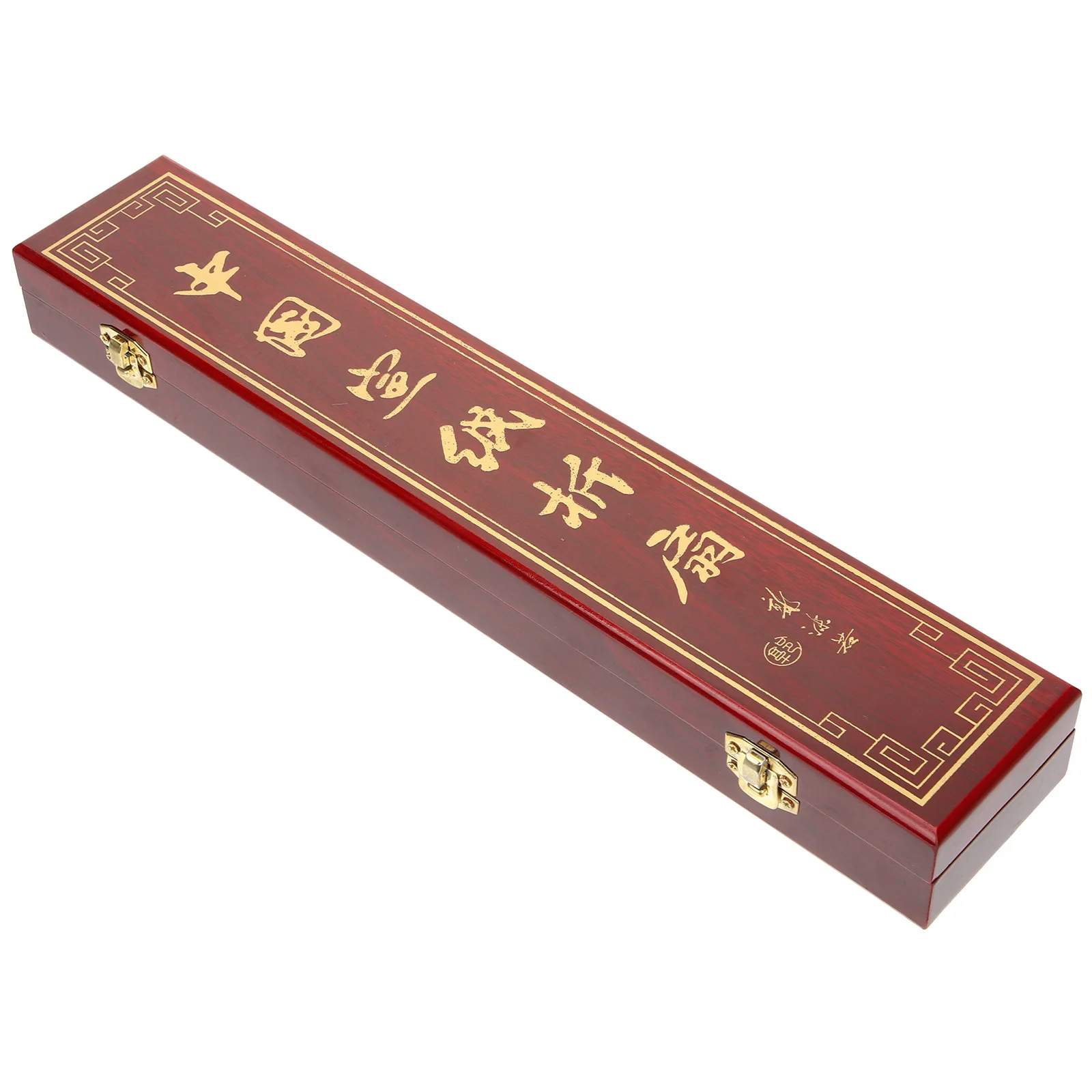 

Exquisite Wooden Folding Fan Storage Box Chinese Style Keepsake Box Multifunctional Organizer for Jewelry Cards Collectibles