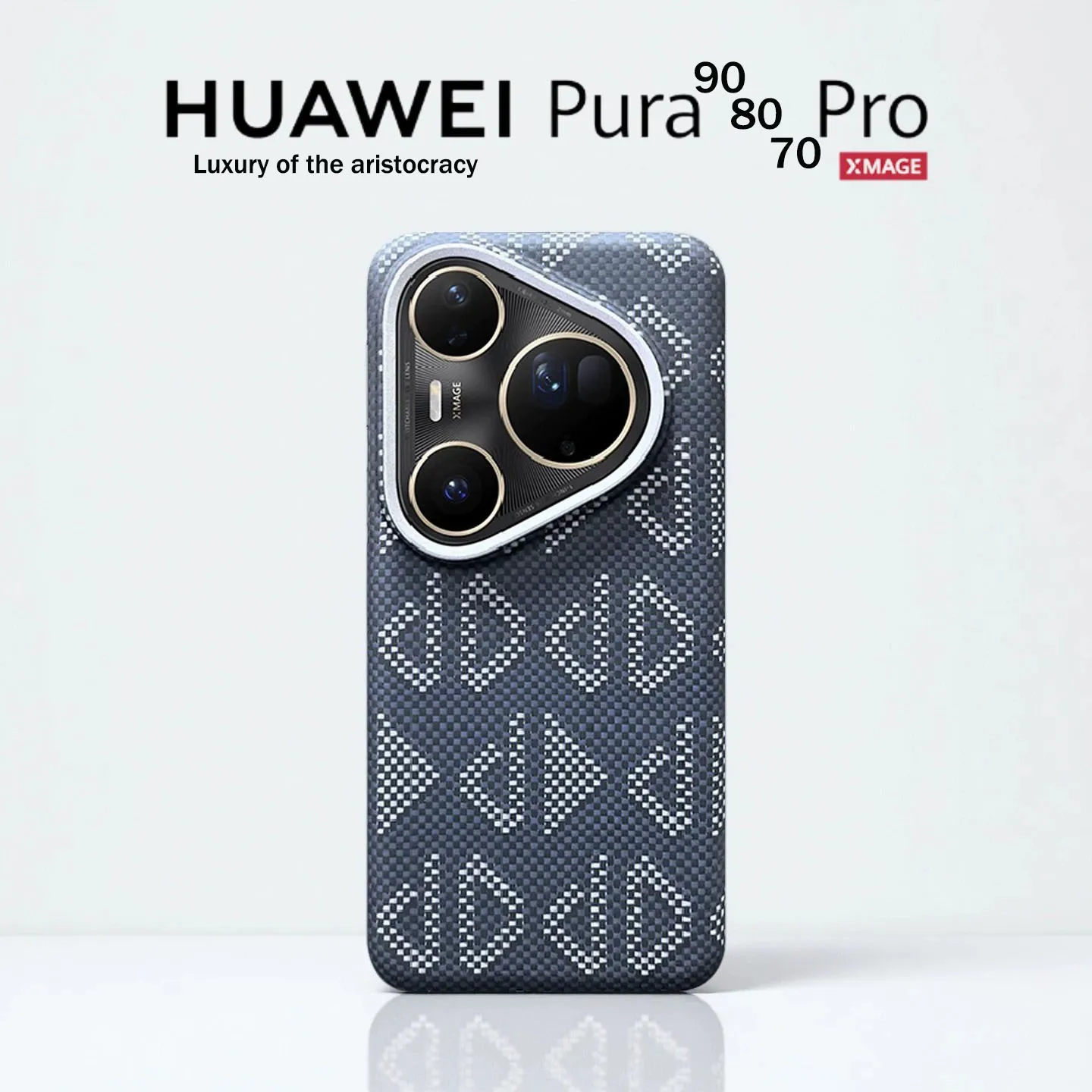 For Huawei Pura 80 70 90 Pro Max Case 100% Genuine Kevlar Aramid Fiber Phone Case Magnetic Charging Fall Prevention Back Cover