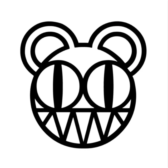 1Pc Radiohead Band Music Logo Sticker Waterproof UV Vinyl Decals For Car Bike Motorcycle Window Helmet Laptop Decor