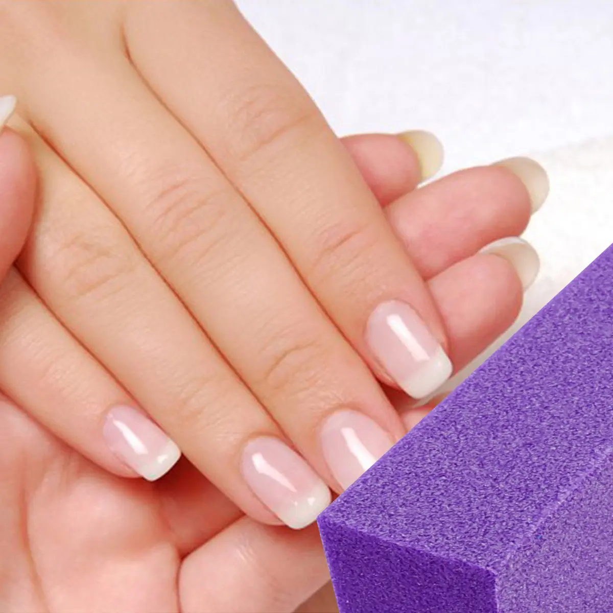 

Набор для маникюра: 10 шт. фиолетовых портативных четырехсторонних пилок-блоков для обработки ногтей рук и ног