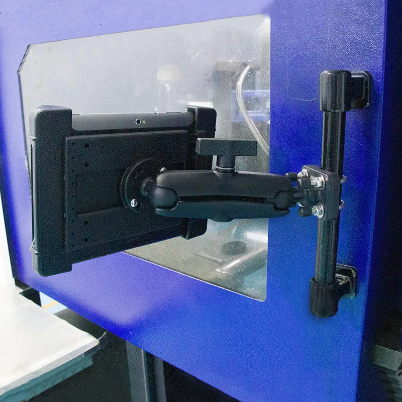Tablet Holder With 9cm /15cm/ 23mm Aluminium Double Socket Arm for Truck or Tractor