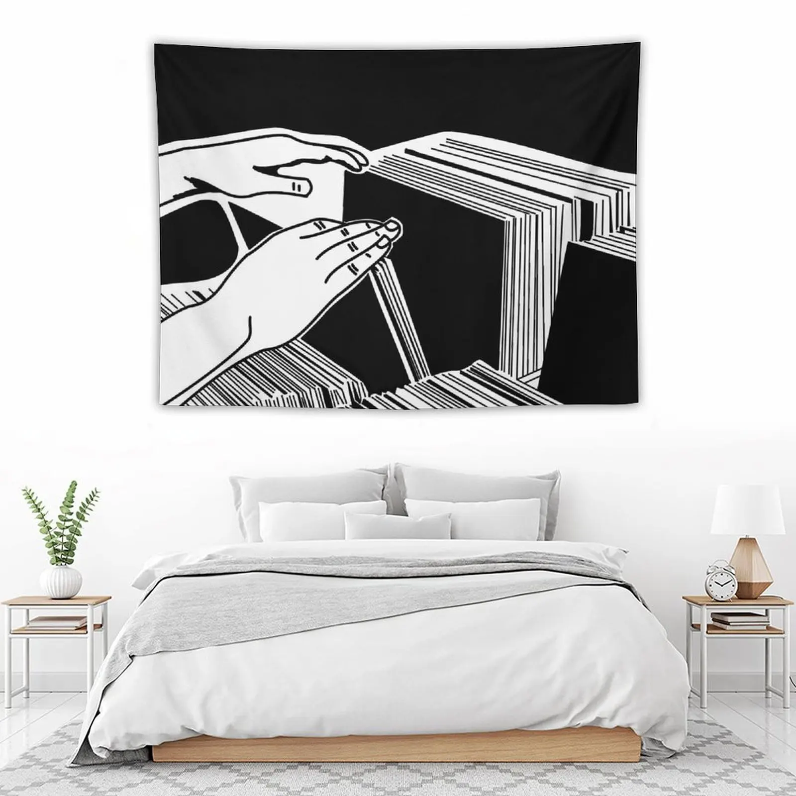 

Crate Digger - vinyl records Tapestry Home Decorating Decorations For Room Kawaii Room Decor Tapestry