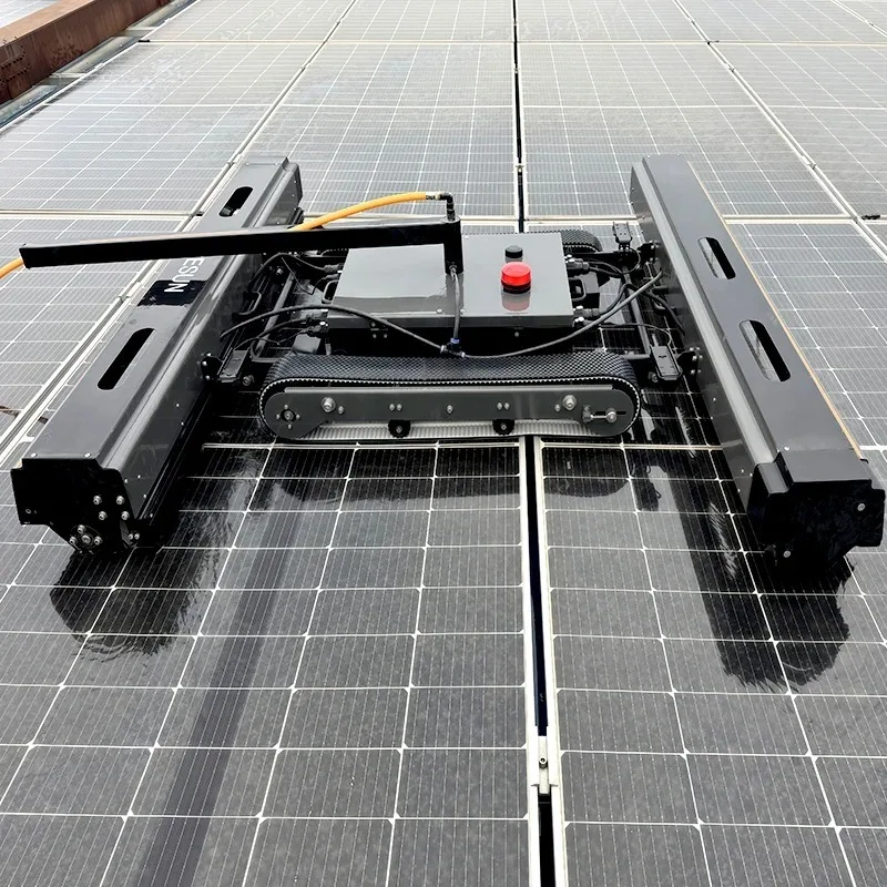 

2025 Hot Selling Automatic Solar Panel Cleaning High Efficient Extra Long Track Double Brush PV Cleaning Equipment