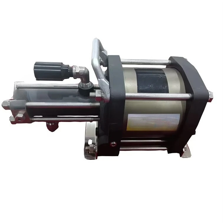 Air-driven Single Stage Pneumatic High Pressure Nitrogen Delivery and Charge Pump in Automotive Industry