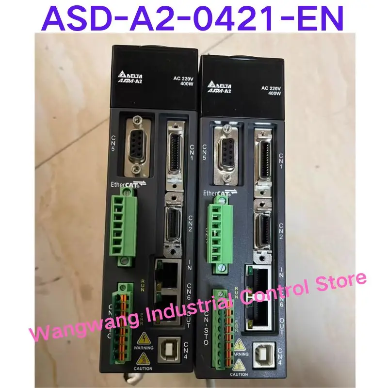 Second-hand test OK , A2 servo  drive ASD-A2-0421-EN, 400W