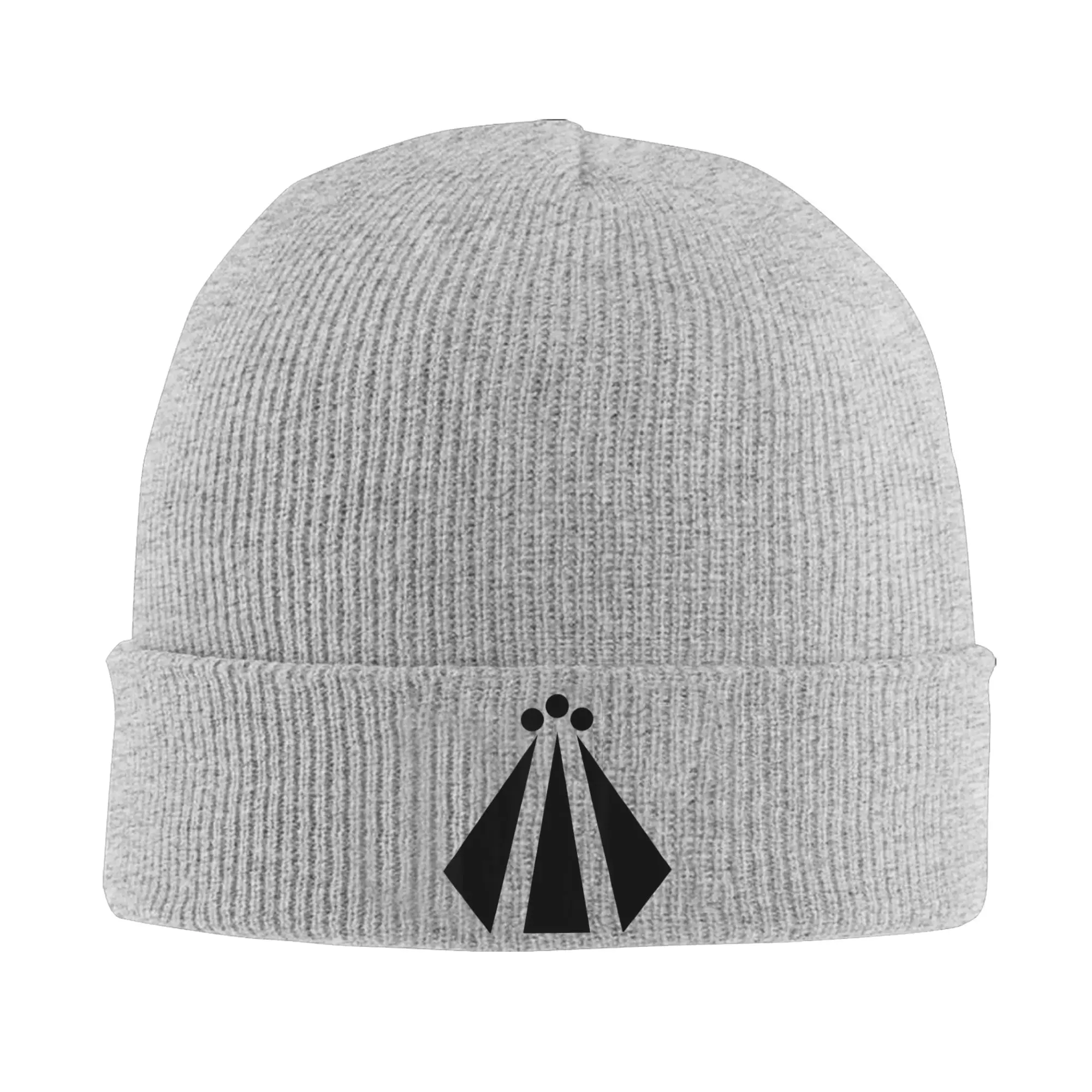 Awen Symbol Druid Celtic Witch Knitted Hat Women's Men's Skullies Beanies Autumn Winter Hats Acrylic Spiritual Hip Hop Melon Cap