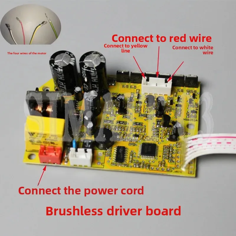 220V AC Brushless Motor Driver | Speed Control Board for 3-Phase BLDC Motor | Learning & Development Kit