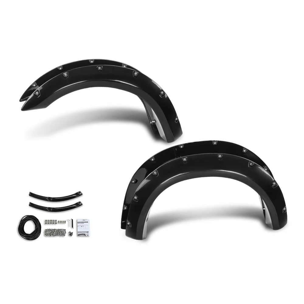 4pcs Pocket Rivet Bolt Fender Flares Black Fit For Ford Ranger 93-11
