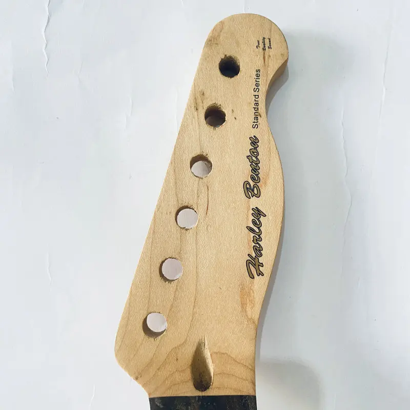 HN452 22 Frets Rosewood Fingerboard Unfinished TL Guitar Neck 648 Scales Length Genuine HB Authoried for Replace and DIY