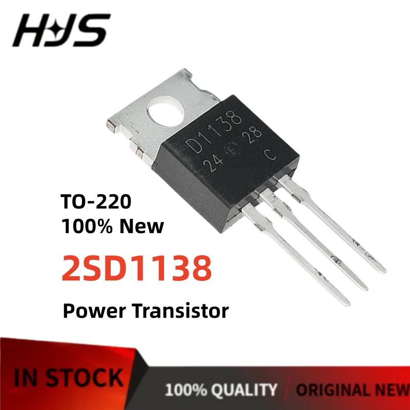 10-30Pcs 2SD1138 TO-220 D1138 TO220 Direct-acting transistor Brand new In stock