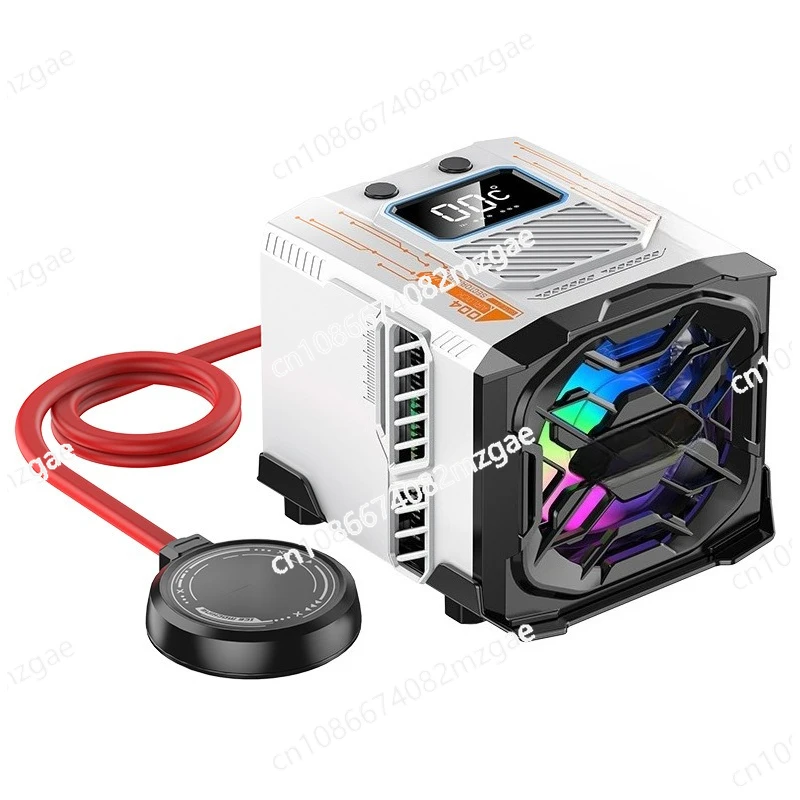 

Liquid Cooling Radiator 45W Semiconductor Cold Plate, Universal Phone Tablet Live Streaming Silent Ice-Cooling System