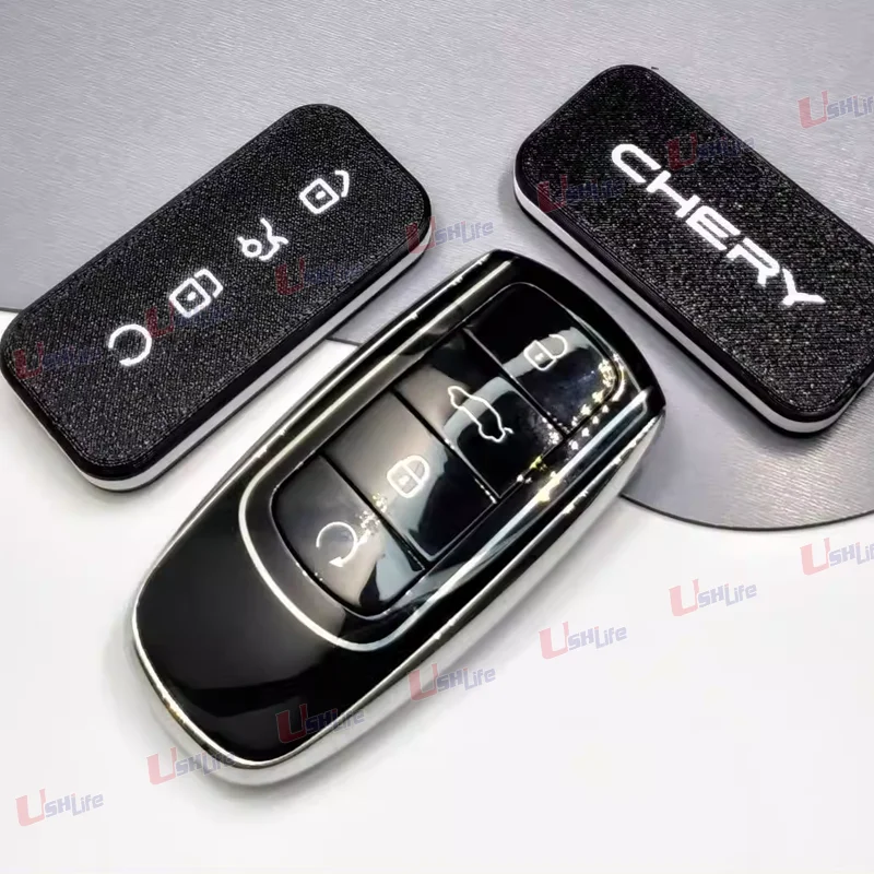 

for Chery Tiggo 8 9 2024 2025 3D Car Remote Control Keycase 4-Key Car Key Modified Shell Car Accessories