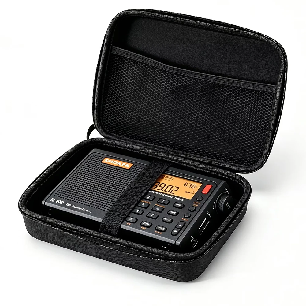Hard EVA Protective Case For XHDATA R108 D-220 Portable Radio AM Portable Carrying Bag