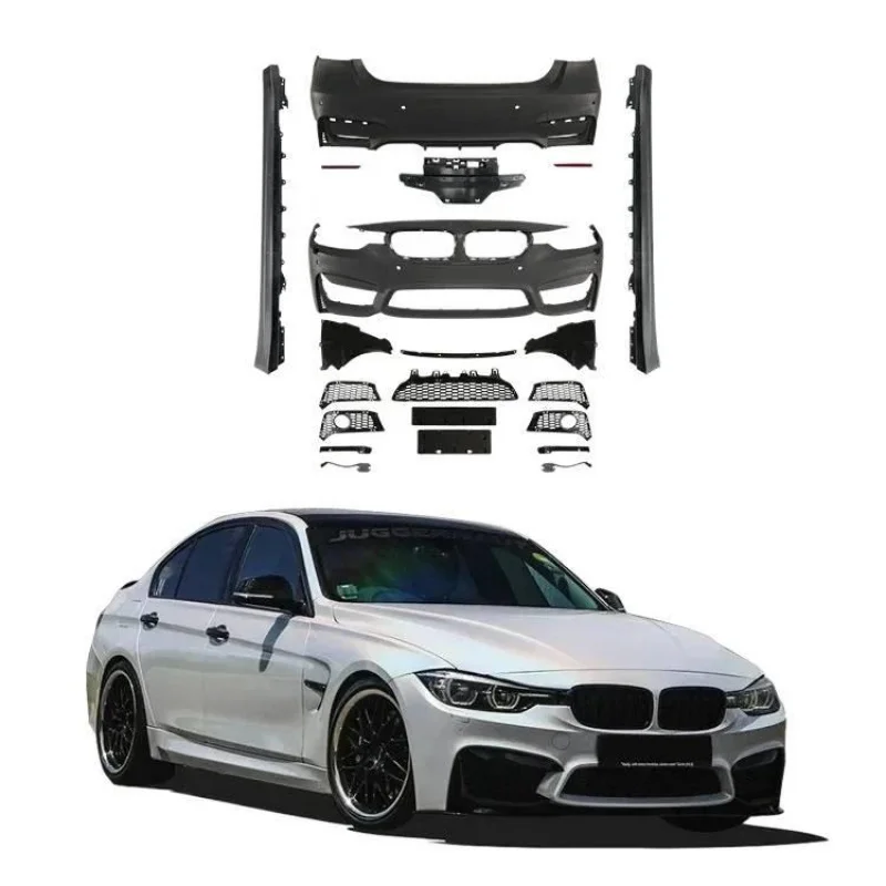 

Car Parts Auto M3 Style Body Kit For 3 Series F30 F35 2013-2019 PP Material car bumper front rear Bumper Side Skirts