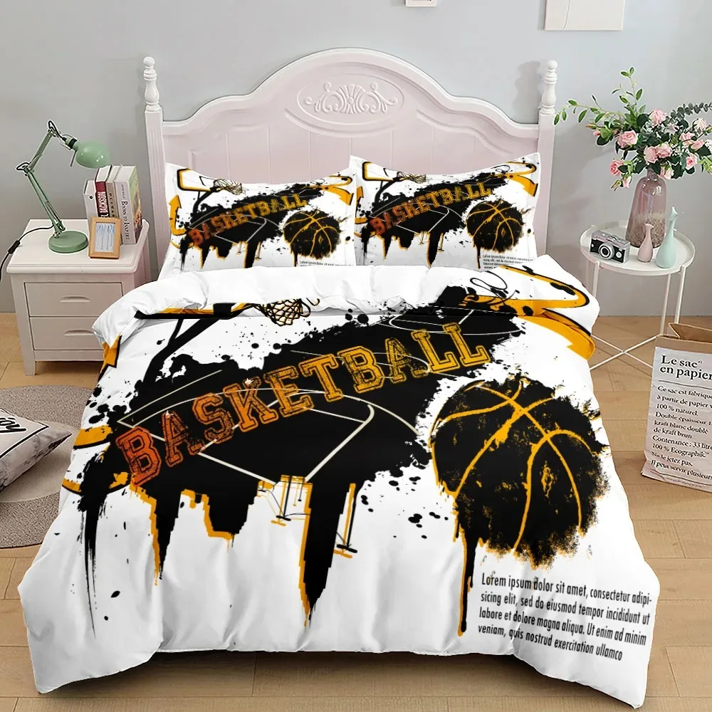 Skateboard Born To Skate Athletes Bedding Set Small Single Twin Double Queen King Cal King Size Bed Linen Set