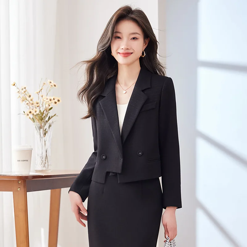 Short Suit Suit Skirt Women's Spring New Temperament Goddess Style Commuter Two-Piece Suit This Year Popular Beautiful Suit Skir