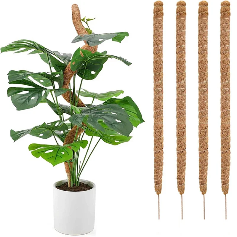 

Plant Support Moss Pole Coir Climbing Stakes Bendable Extension for Indoor Monstera Green Dill Vine Climbing Plant Garden Access