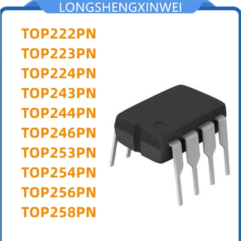 1PCS TOP222/223/224/243/244/246/253/254/256/258PN DIP7 Inline Power Chip