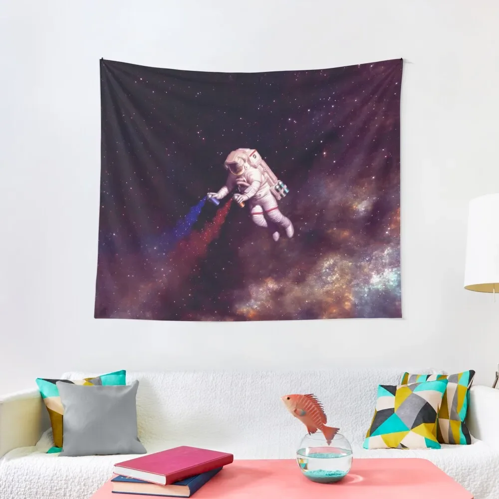 

Shooting Stars - the astronaut artist Tapestry Bedroom Decorations Room Decore Aesthetic For Bedroom Kawaii Room Decor Tapestry