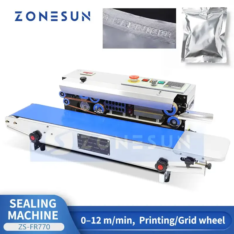 Picture 3: ZONESUN ZS-FR770 Continuous Film Sealing & Printing Machine
